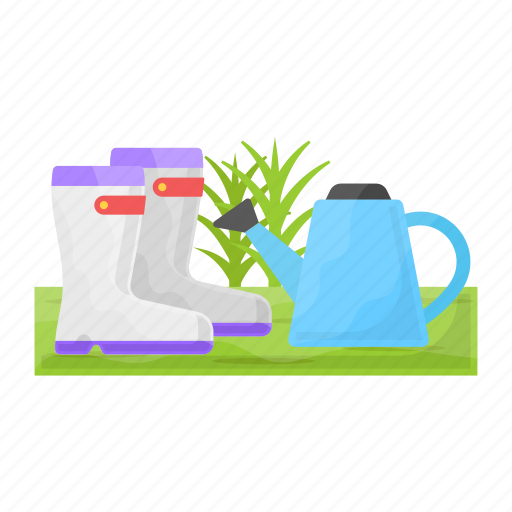 Plantation, gardening, gardening equipment, watering can, farming, farming boots, plastic icon - Download on Iconfinder