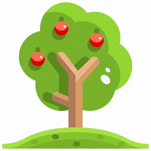 Apple, botanical, fruit, garden, gardening, tree, yard icon - Download on Iconfinder