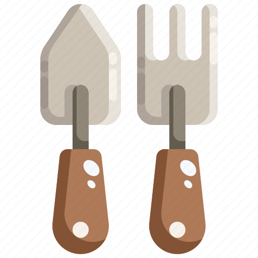Farming, fork, gardening, rake, shovel, tools, trowel icon - Download on Iconfinder