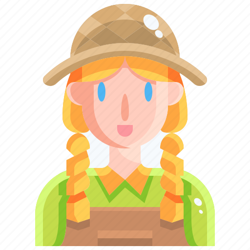 Avatar, farm, farmer, farming, female, gardener, people icon - Download on Iconfinder