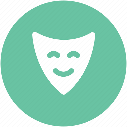 Act, carnival mask, comedy mask, entertainment, face mask, fun, theatrical mask icon - Download on Iconfinder