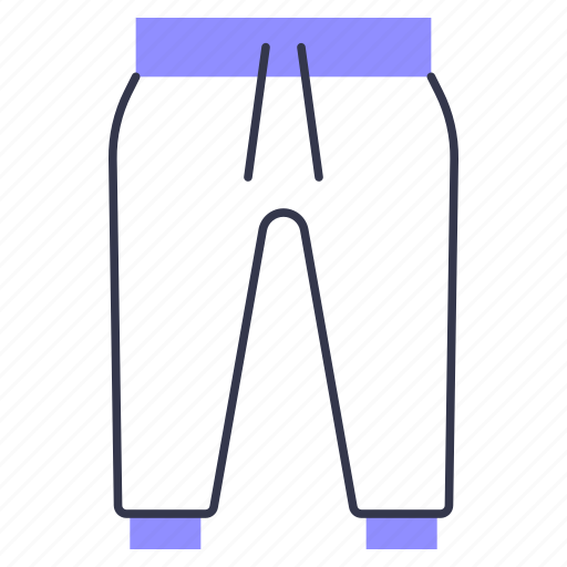 Fashion, pants, apparel, sweatpants, jogger icon - Download on Iconfinder
