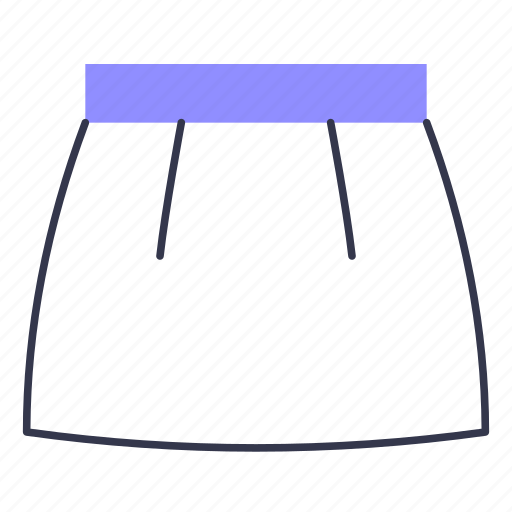 Fashion, woman, girl, clothes, skirt icon - Download on Iconfinder