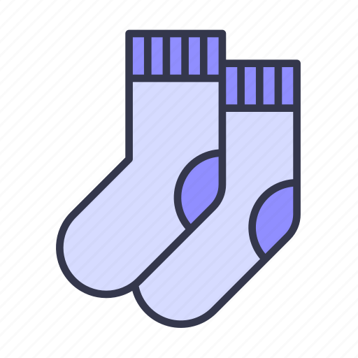 Fashion, clothing, foot, socks, pair icon - Download on Iconfinder