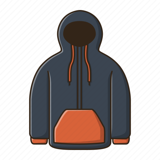 Cloth, fashion, hoodie, jacket, wear icon - Download on Iconfinder
