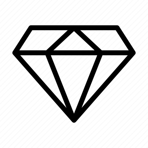 Diamond, gem, jewel, ruby, stone icon - Download on Iconfinder