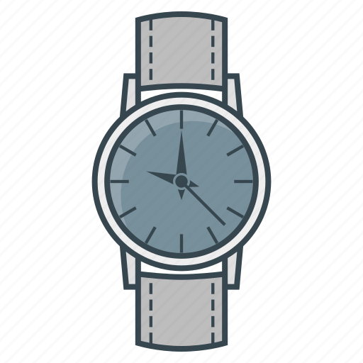Accessory, clock, clothes, timepiece, watch, wrist watch icon - Download on Iconfinder