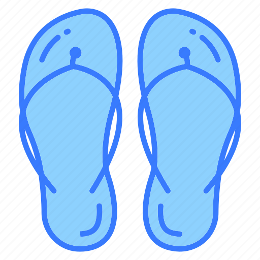 Slippers, footwear, shoes, summer, flip-flops icon - Download on Iconfinder