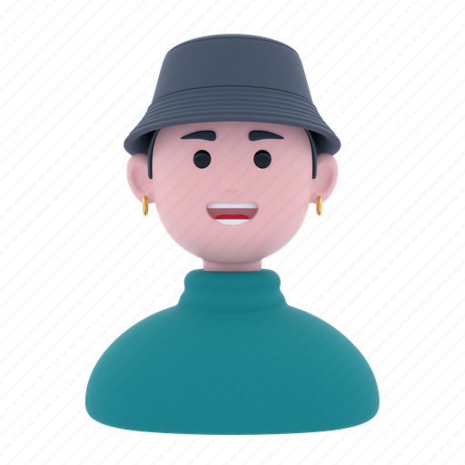 Avatar, male, person, user, people, man, profile 3D illustration - Download on Iconfinder