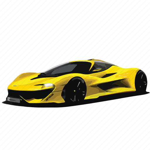 Car, cars, f1, mclaren, yellow icon - Download on Iconfinder