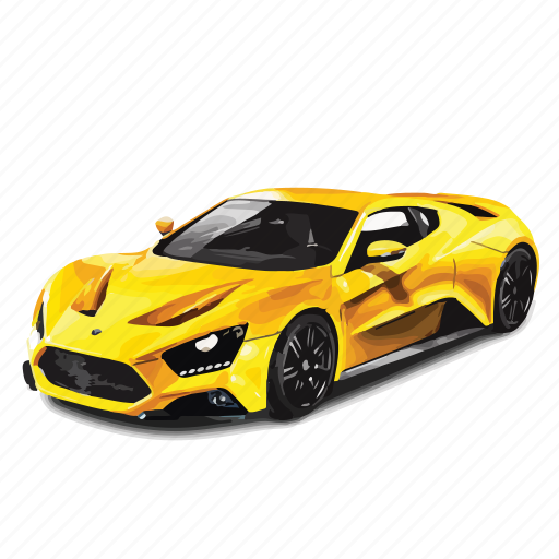 Awesome, car, cars, st1, yellow, zenvo icon - Download on Iconfinder