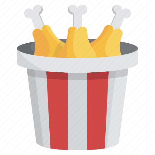 Fried, chicken, fast, food, delivery, junk, restaurants icon - Download on Iconfinder