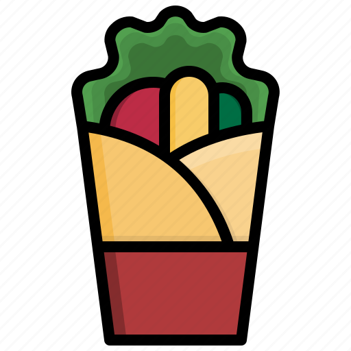 Burrito, fast, food, delivery, junk, restaurants icon - Download on Iconfinder