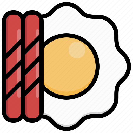 Egg, sausage, fast, food, delivery, junk, restaurants icon - Download on Iconfinder