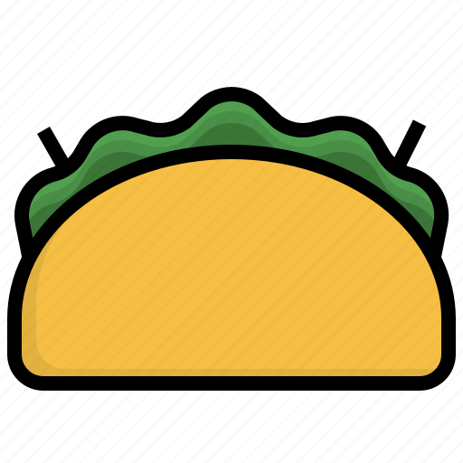 Taco, fast, food, delivery, junk, restaurants icon - Download on Iconfinder