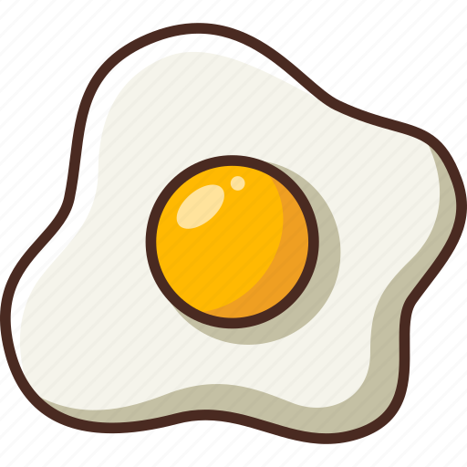 Fast, food, filled, fried egg icon - Download on Iconfinder