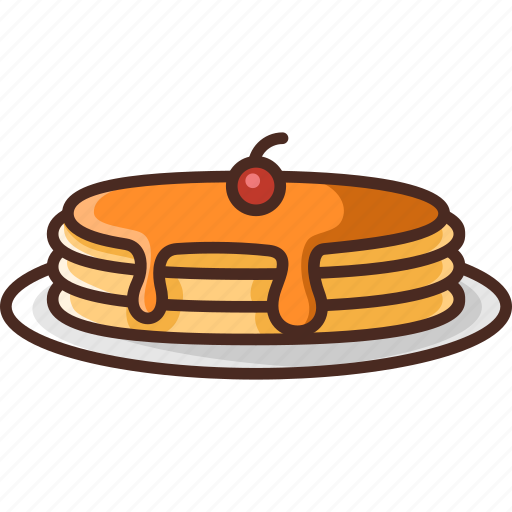 Fast, food, filled, pancake icon - Download on Iconfinder