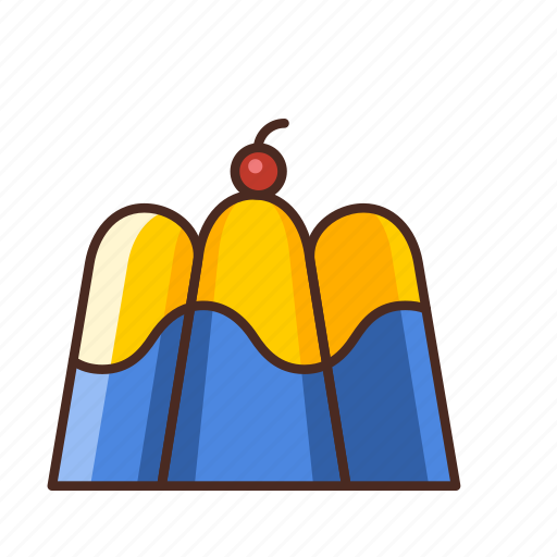 Fast, food, filled, pudding icon - Download on Iconfinder