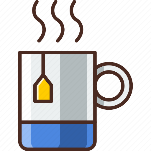 Fast, food, filled, hot tea icon - Download on Iconfinder