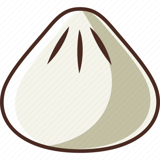 Fast, food, filled, steamed bun icon - Download on Iconfinder