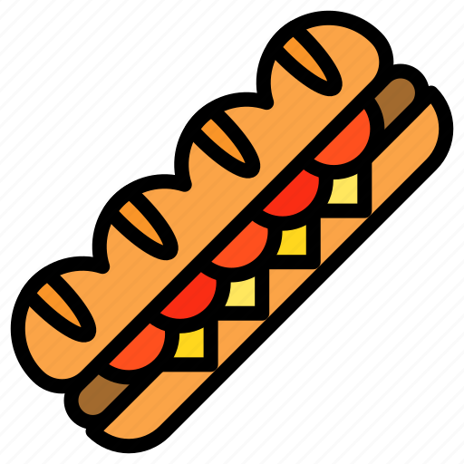 Bread, food, hamburger, hotdog, loaf, sandwich, toast icon - Download on Iconfinder