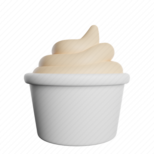 Mayonnaise, front, sauces, ketchup, spicy, food 3D illustration - Download on Iconfinder