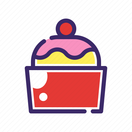 Cupcake, food, sweet, dessert, pastry, bakery, muffin icon - Download on Iconfinder