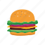 burger, fast, sandwich, hamburger, fast food, food, fastfood, meal, restaurant 