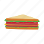 sandwitch, triangle, meat, fast food, food, kitchen, cooking, restaurant 