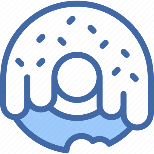 Doughnut, sweet, food, dessert, sugar, fast icon - Download on Iconfinder