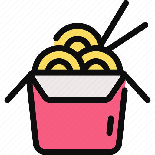Noodles, asian food, takeaway, meal, pasta, fast food icon - Download on Iconfinder