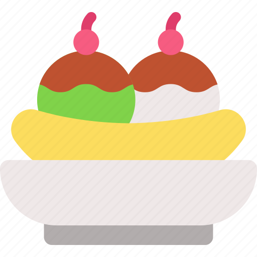 Banana split, ice cream, dessert, food, sweet, fruit icon - Download on Iconfinder