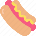 hot dog, takeaway, sausage, meal, fast food, junk food