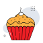 muffin, cake, cupcake, bakery, sweet 
