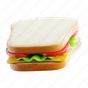 sandwich, junk, food, meal, fat 