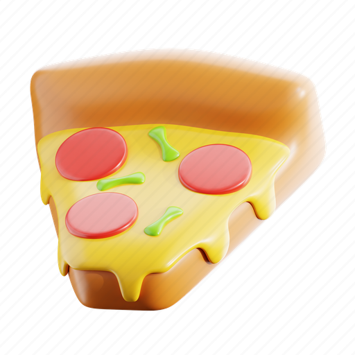Pizza, junk, food, meal, fat 3D illustration - Download on Iconfinder