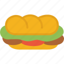 fast, fast food, food, sandwich, sub