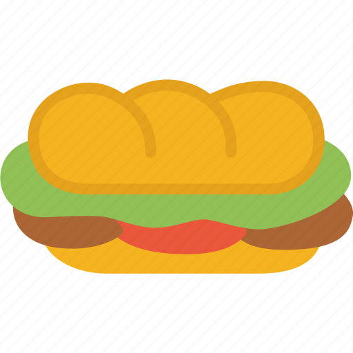 Fast, fast food, food, sandwich, sub icon - Download on Iconfinder