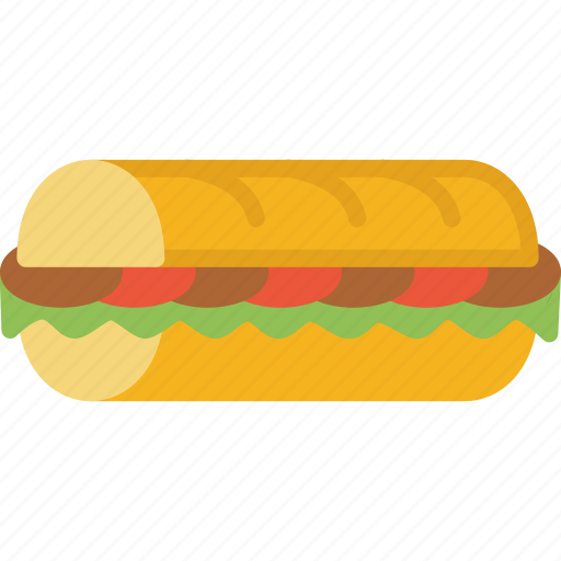 Fast, fast food, food, sandwich, sub icon - Download on Iconfinder