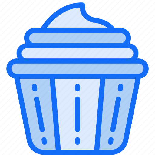 Dessert, fast food, muffin, sweet, treats icon - Download on Iconfinder