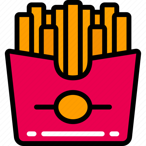 Chips, fast food, french fries, fries, take away icon - Download on Iconfinder