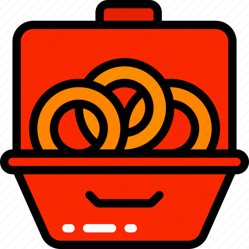 Eating, fast food, meal, onion, rings, take away icon - Download on Iconfinder