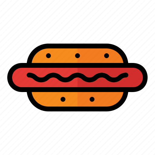 Food, meal, restaurant, junkfood, hotdog, sausage icon - Download on Iconfinder