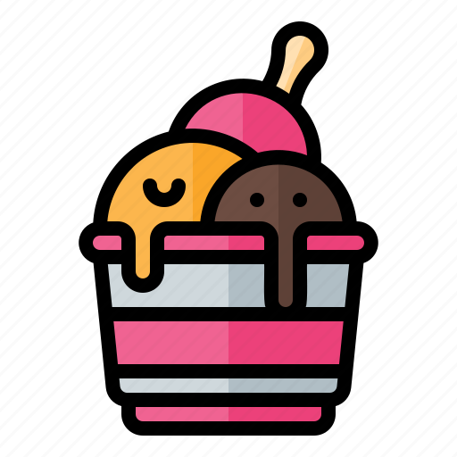 Food, meal, restaurant, junkfood, ice, cream, sundae icon - Download on Iconfinder