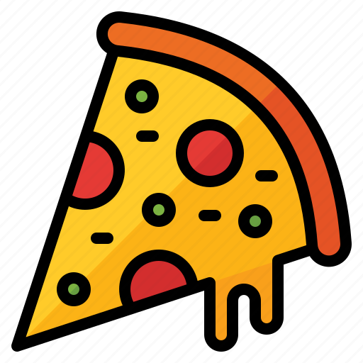 Pizza, italian, cuisine, fast, food, pepperoni, melting icon - Download on Iconfinder