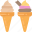 cones, cream, dessert, fast food, ice, sweet, treats 