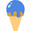 fast, food, ice cream, cone