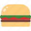 fast, food, burger, hamburger 