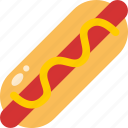 fast, food, lunch, breakfast, hot dog, restaurant