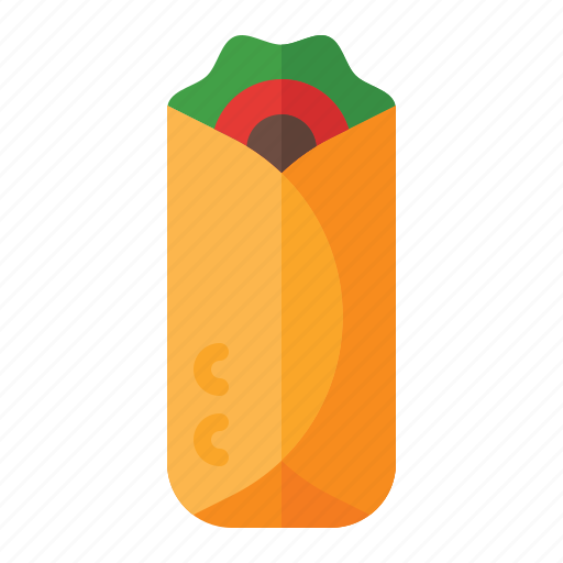 Food, meal, restaurant, junkfood, burrito, kebab icon - Download on Iconfinder